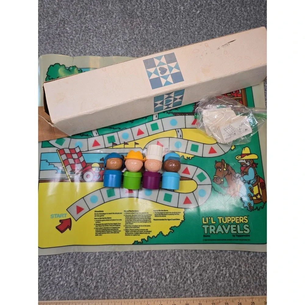 LI'L TUPPERS TRAVELS GAME BY TUPPERWARE VINTAGE